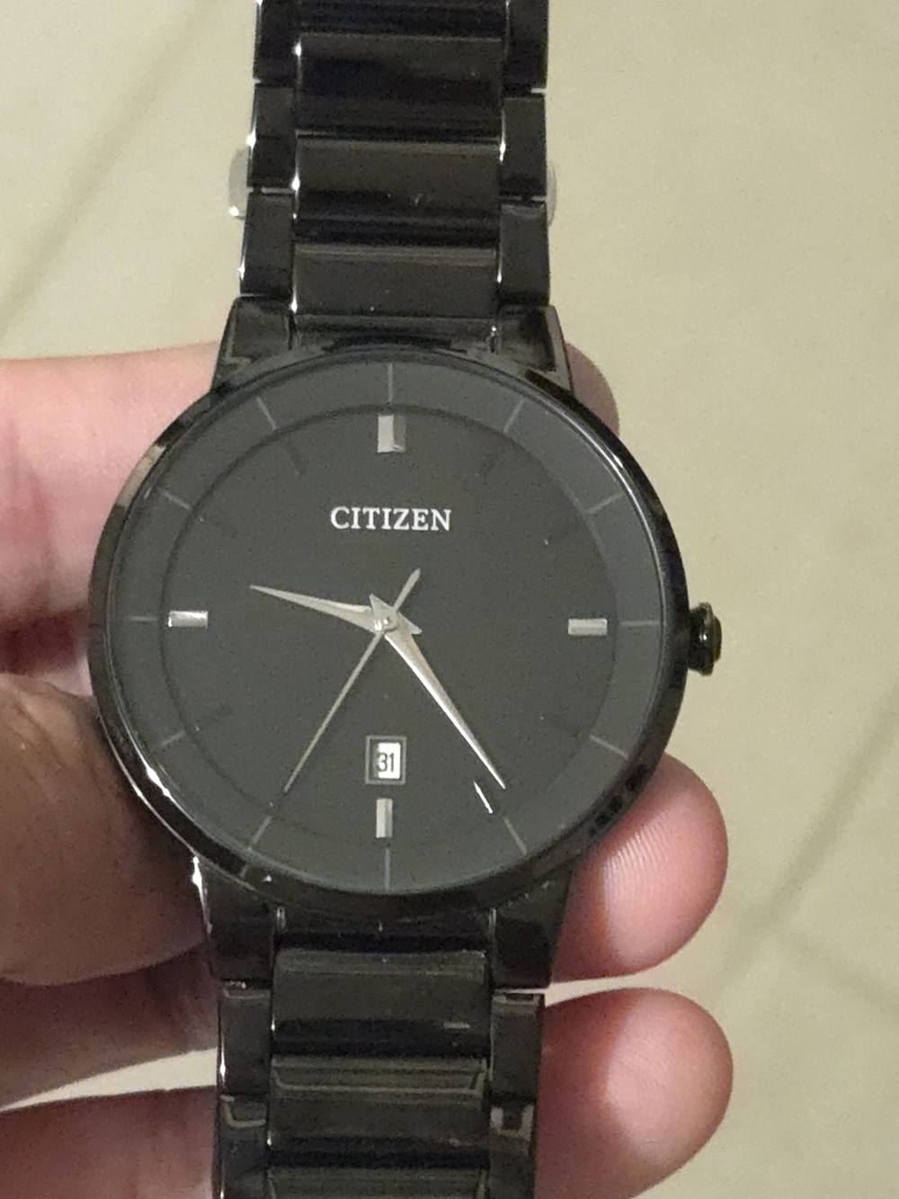Citizen Men’s Quartz Black Stainless Steel Watch - BI5017-50E